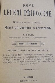 Bilzovo nové léčení přirozené I.-II., vydané 1902 - 2