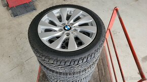 Sada ORIGINÁL  BMW 5x 120,7,5JX17 ET43 + 225/45r17+TPMS - 2