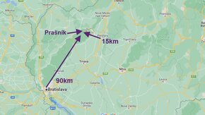 Orná pôda 2 x 6.000m2 v obci Prašník. okr. Piešťany - 2