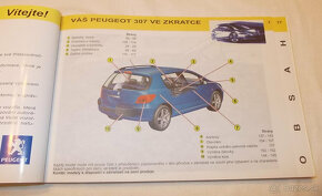 PEUGEOT 307 5 dv. + kombi příručka na obsluhu - 2