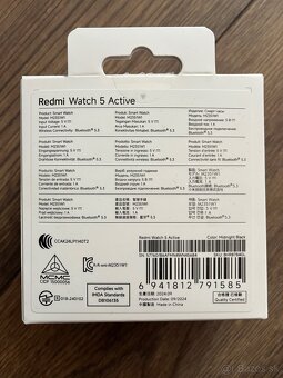 Redmi Watch 5 Active – iba rozbalené, ako nové - 2