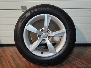 16" Hlinikove disky sada 4ks 5x112 Audi s pneu 225/65 R16 - 2