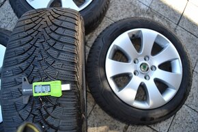 Škoda elektróny R16 a zimné gumy 205/55 R16, rozteč 5x112 - 2