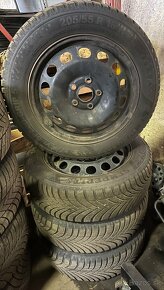 Zimné pneu s diskami 205/55 r16 - 2