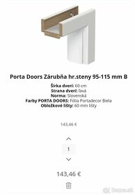 Potra Doors dvere do zárubňou NOVÉ ZABALENÉ - 2