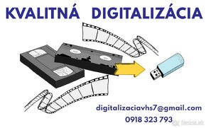 Digitálny prepis VHS kaziet na video - 2