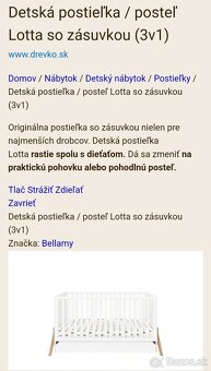 Detska postieľka - 2