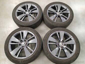 Letne ALU 5x112 R18 8J ET44 Original SKODA SUPERB 3 - 2