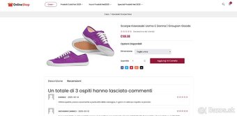 Kawasaki Módne tenisky Legend Canvas Shoe K23L-ES 73 Purple - 2