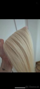 Blond 80cm 100% LUDSKE VLASY - 2