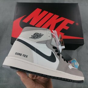 Nike Air Jordan 1 high šedo-biele - 2