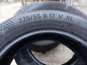 Predám zimné pneumatiky 4ks 225/55r17 - 2