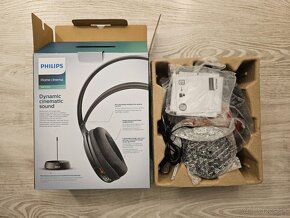 Philips SHC5200 HiFi Wireless - FM slúchadlá čierné - nové - 2