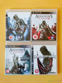 PS3 Hry - ASSASSIN'S CREED, FARCRY, RESISTANCE, UNCHARTED - 2