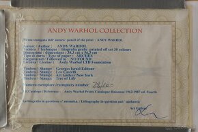 Certifikovaná litografia Andy Warhol "Moonwalk" - 2