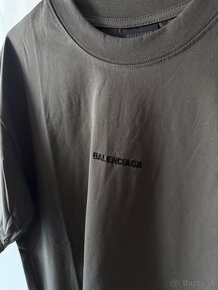 Balenciaga dark grey tričko - 2