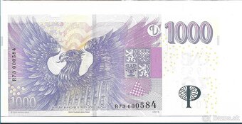 1000 Kč 2008 s.R s prítlačou 30r.ČNB - 2