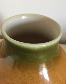 Stará keramická váza - RETRO - 2