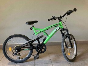 Celoodpružený detský bicykel DHS 2042 20" - 2