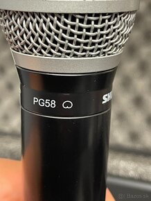 Predám SHURE PGX4 s PG58 mic 2KS - 2