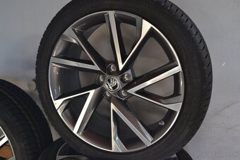 5x112 R20 Zimna sada Original Skoda Kodiaq + 235/45 R20 Cont - 2