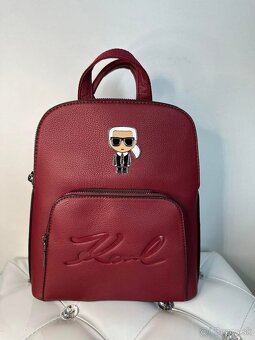 Karl Lagerfeld ruksak bordovy - 2