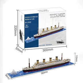 NOVÉ Stavebnice Titanic - 1878ks kostek - 2