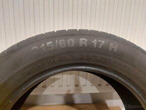 2 ks letných pneumatík Continental - 215/60 r17 - 2