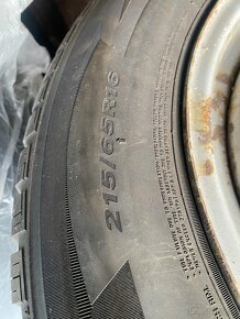 5x112 - 215/65r16 zimné pneu - 2