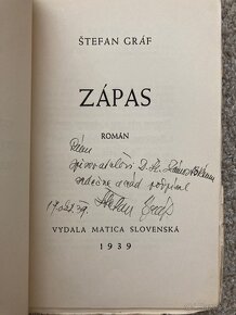 (podpis) Štefan Gráf - Zápas - 2