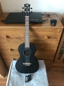 Tenorové ukulele Luna Vintage Mahogany Black Open Pore - 2