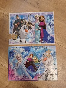 5x puzzle Frozen, od 5 rokov - 2