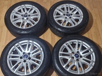 Predám letnú sadu alu disky Ford 5x108 R16 ,205/55 R16 - 2