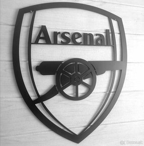 Arsenal FC kovové logo - 2