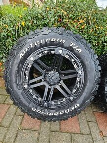 Predám Tuff A.T 18" 6x139,7 OFFROAD + BFgoodrich PNEU - 2