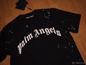 Palm Angels pánske tričko čierne - 2