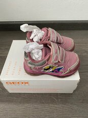dievčenské ružové botasky - blikajúce (GEOX 20) - 2
