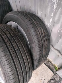 4ks alu disky orig. Škoda 5x112 R17 pneu 205/55 R17 7mm - 2