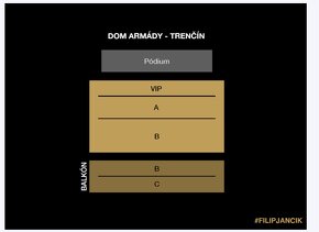 2ks vstupenky na koncert Filipa Jančíka Trenčín - 2