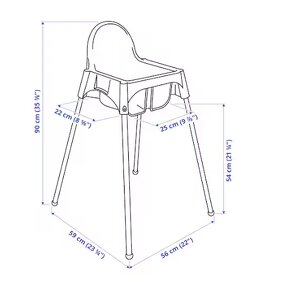 Detská stolička na krmenie - 2