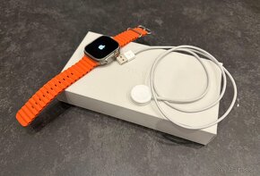 Apple Watch Ultra 2 49mm Titanium Orange Ocean Band - 2