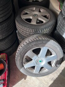 Predám elektróny Škoda 5x112 R16 205/55 R16 ET50 - 2