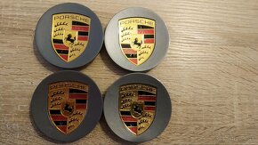 Porsche stredové krytky do kolies 76mm / 65mm viac fareb PO - 2