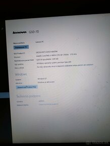 Lenovo notebook - pokazený - 2