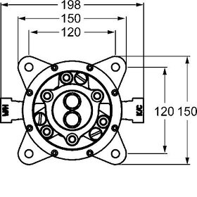 HANSA VARIO podomietkové teleso 5328 0100 - 2