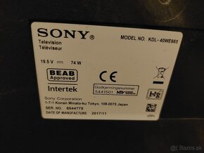 Sony Bravia KDL-40WE665, 100 cm uhlopriecka - 2