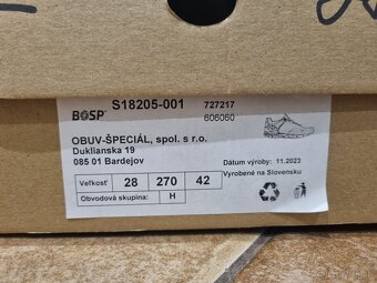 BOSP Nepremokava special obuv GORETEX č.42 - 2