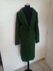 zelený kabát 38-42 - 2