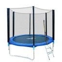 TRAMPOLINA 250 CM+OCHRANNÁ SIEŤ + REBRÍK - 2