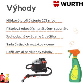 Požičiam profi vykonný wurth seg10 tepovač - 2